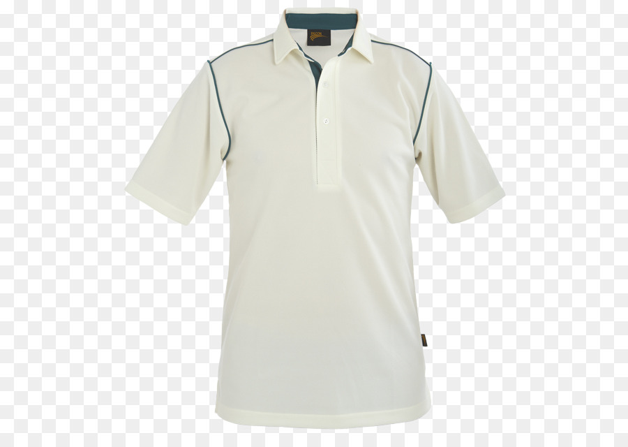 Camisa Pólo Branca，Colarinho PNG