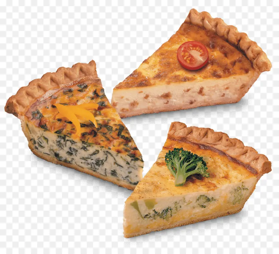 Fatias De Quiche，Pastelaria PNG