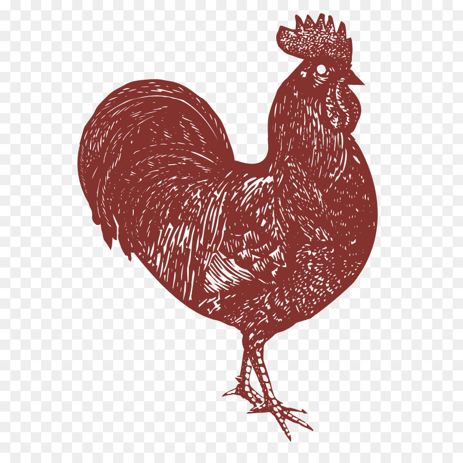 Frango Vermelho，Galinha PNG