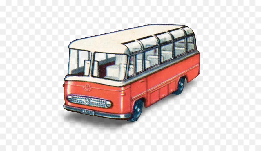 Ônibus Antigo，Vermelho PNG