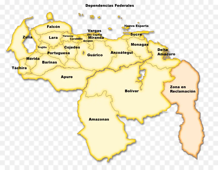 Venezuela，Vetor Mapa PNG