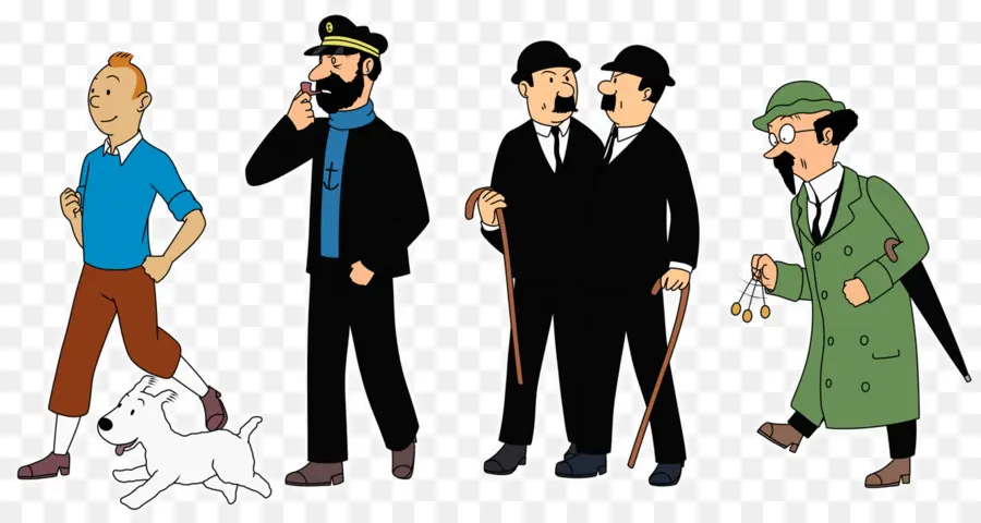 O Capitão Haddock，Tintin PNG