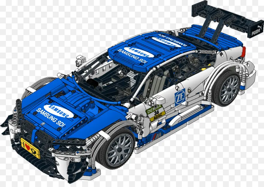 Carro De Corrida Lego，Modelo PNG