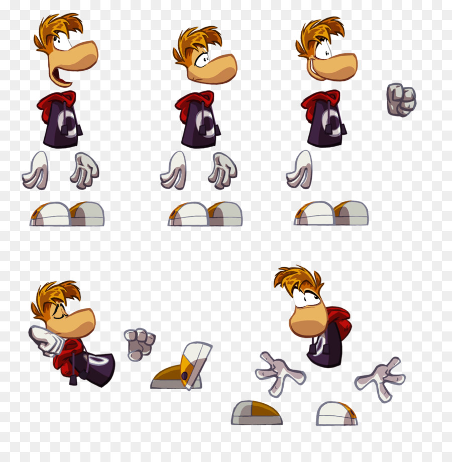 Desenhos para colorir Rayman. Imprimir personagem do jogo