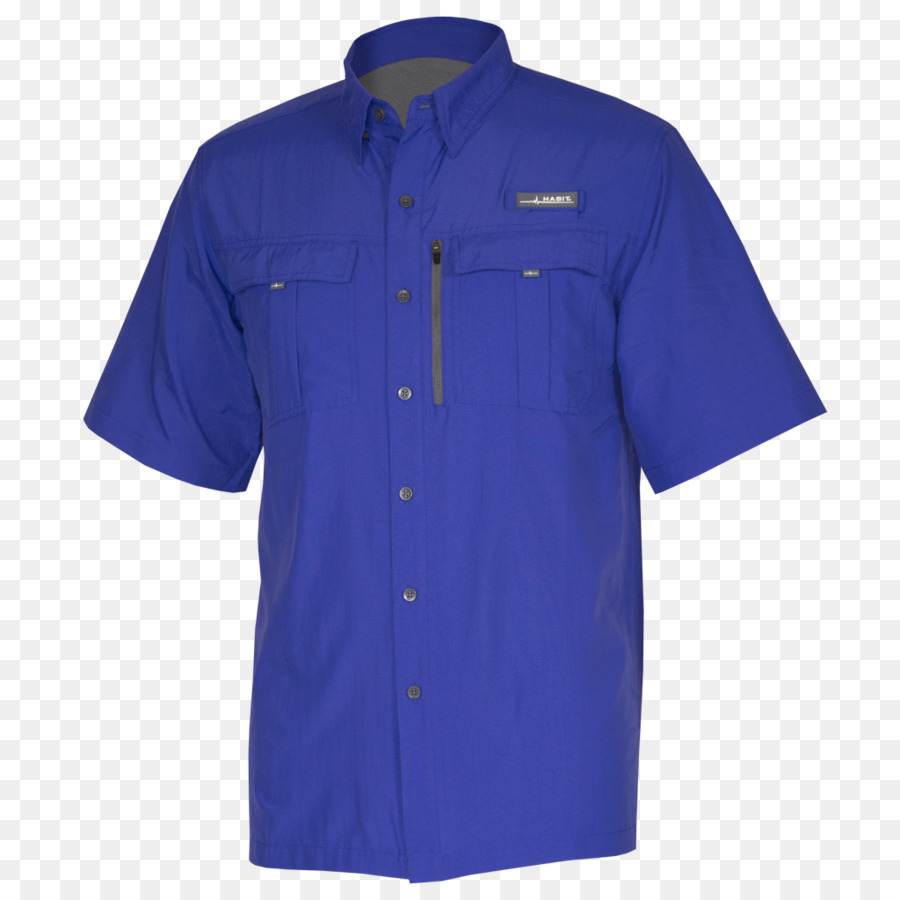 Camisa Azul，Botão PNG