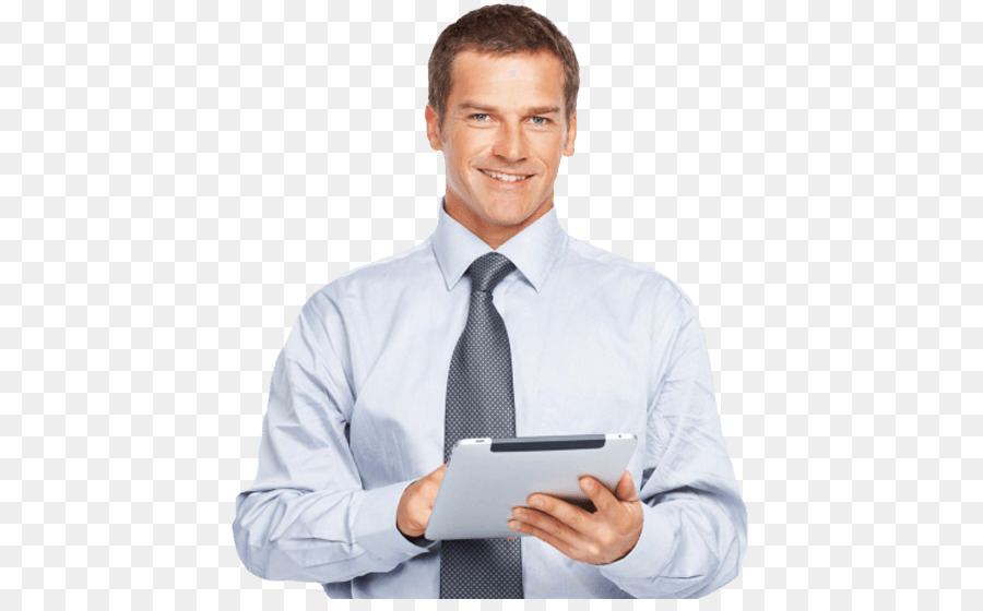 Homem Com Tablet，Empresário PNG