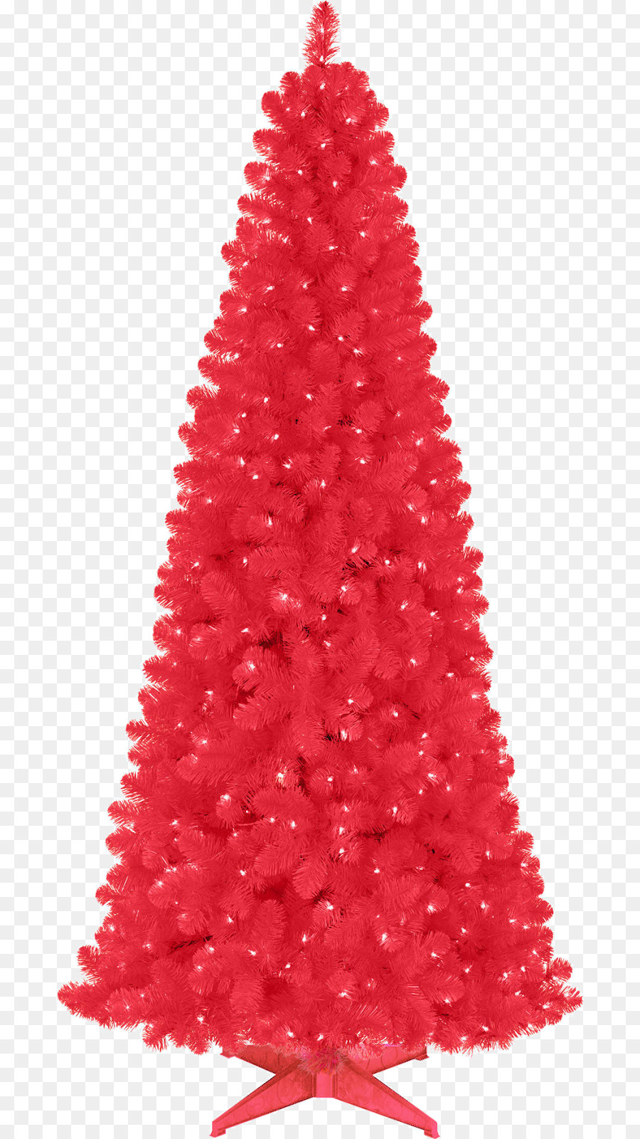 Árvore De Natal Vermelha，Feriado PNG