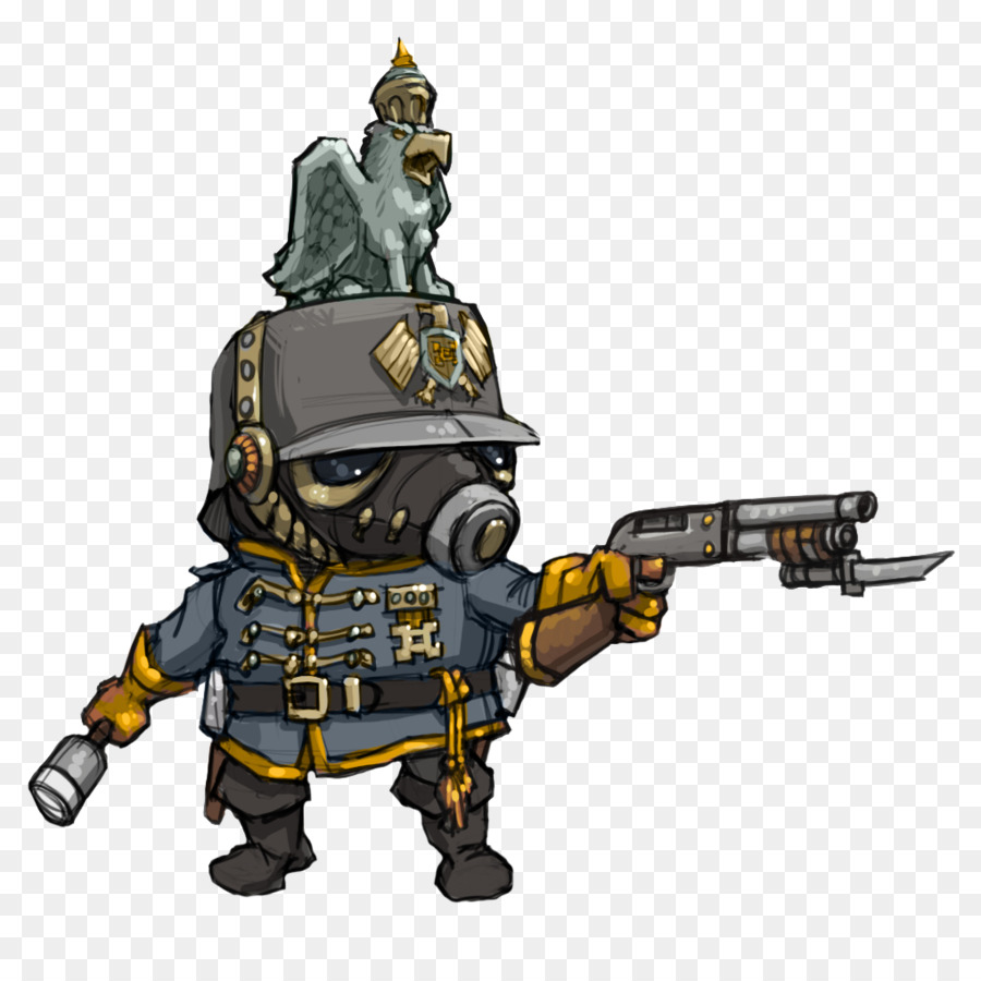 Soldado De Desenho Animado，Pistola PNG