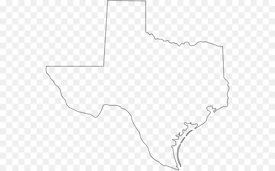 Texas，Vetor Mapa PNG