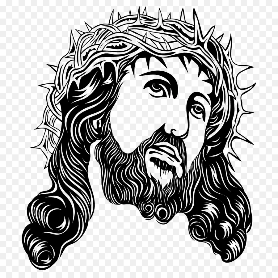 A Coroa De Espinhos，Sagrada Face De Jesus PNG