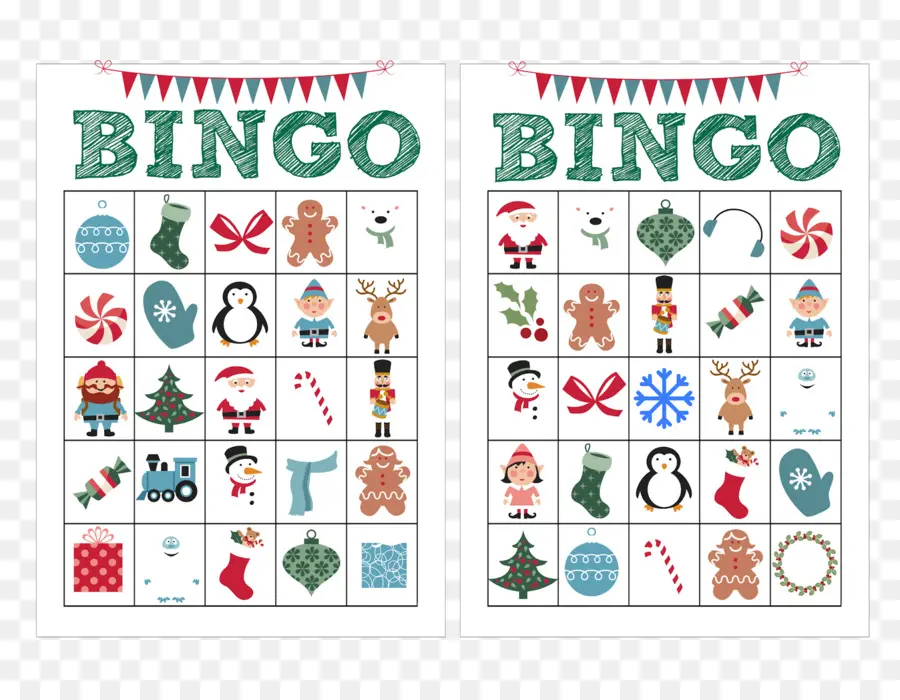 Cartão De Bingo，Natal PNG