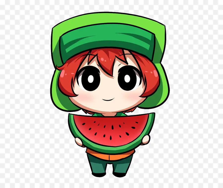 Personagem Melancia，Fruta PNG