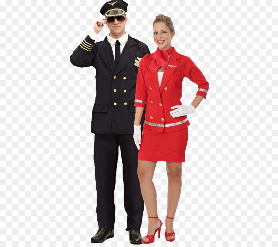 Piloto E Comissário De Bordo，Uniforme PNG