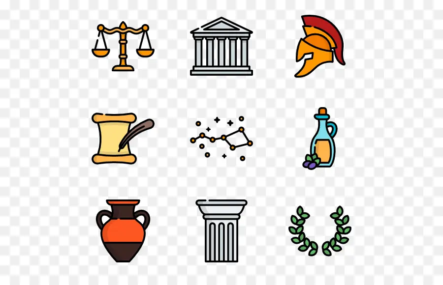 Grécia Antiga，ícones Do Computador PNG