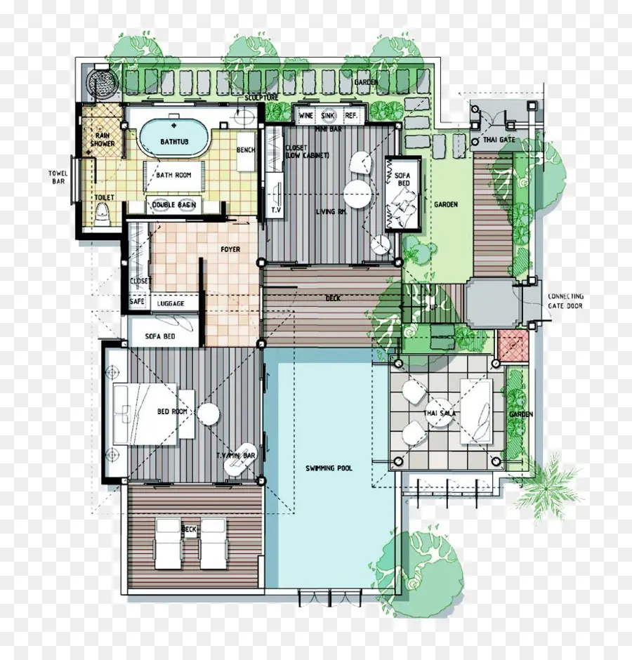 Casa Plano De，Piso Plano PNG