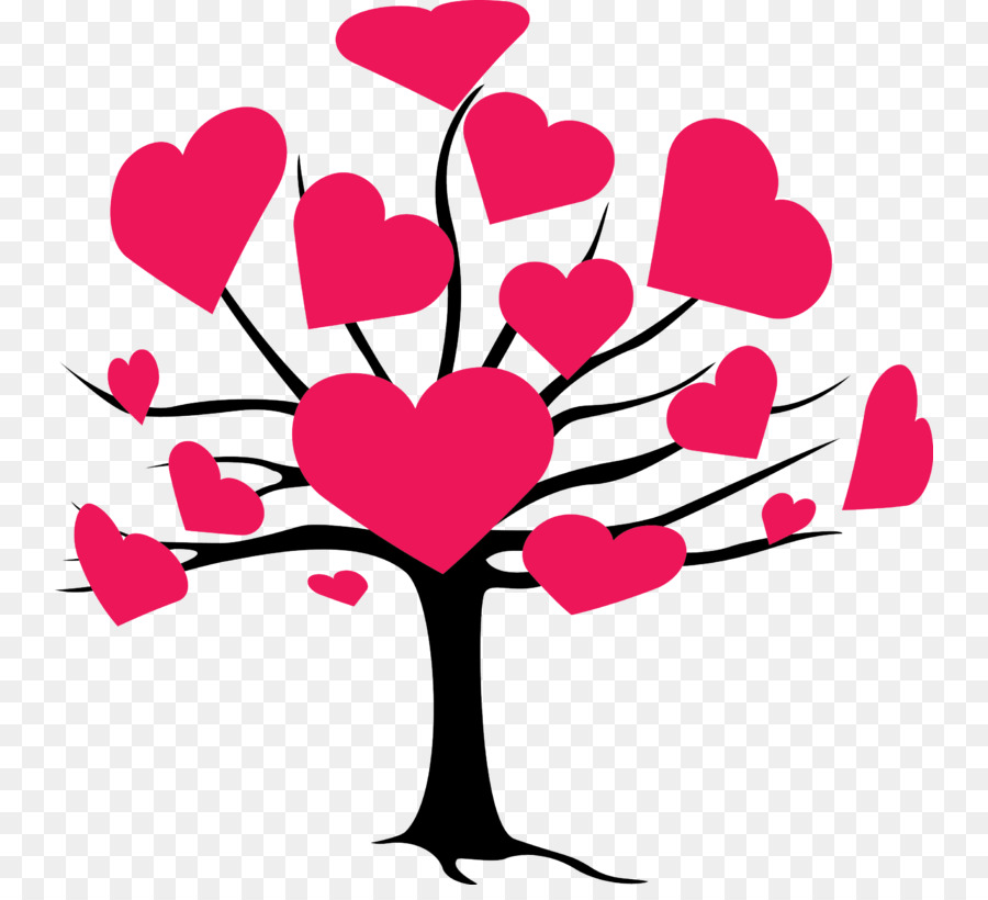 Coração，árvore PNG