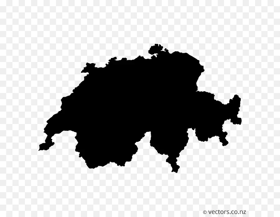 Suíça，Vetor Mapa PNG