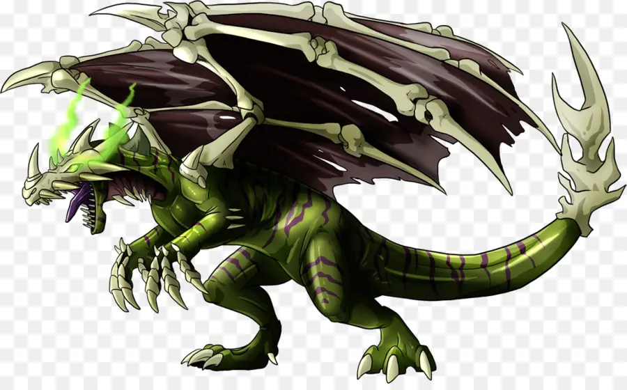 Dragão Verde，Fantasia PNG