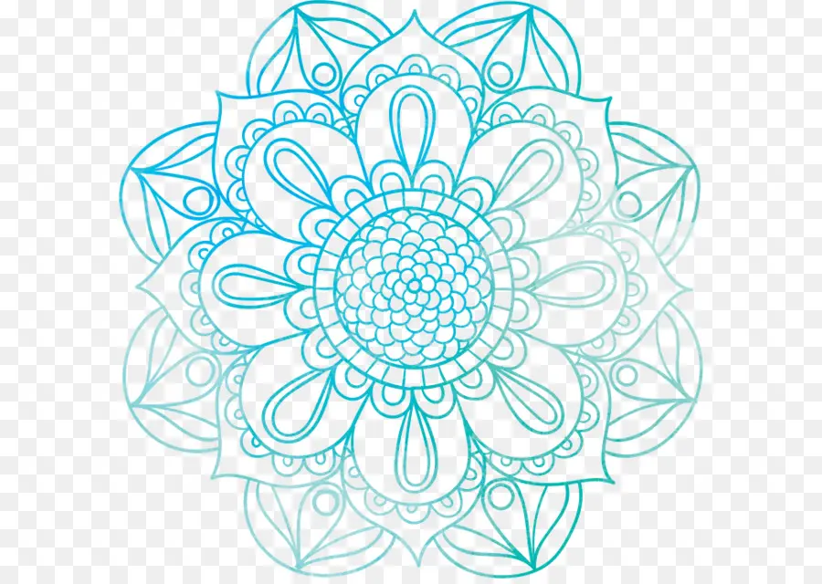 Mandala，Livro De Colorir PNG