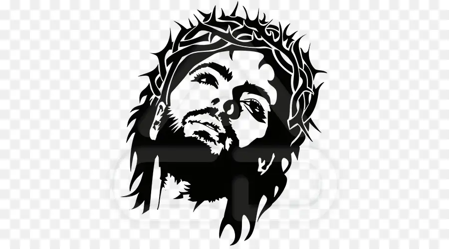 Sagrada Face De Jesus，A Coroa De Espinhos PNG
