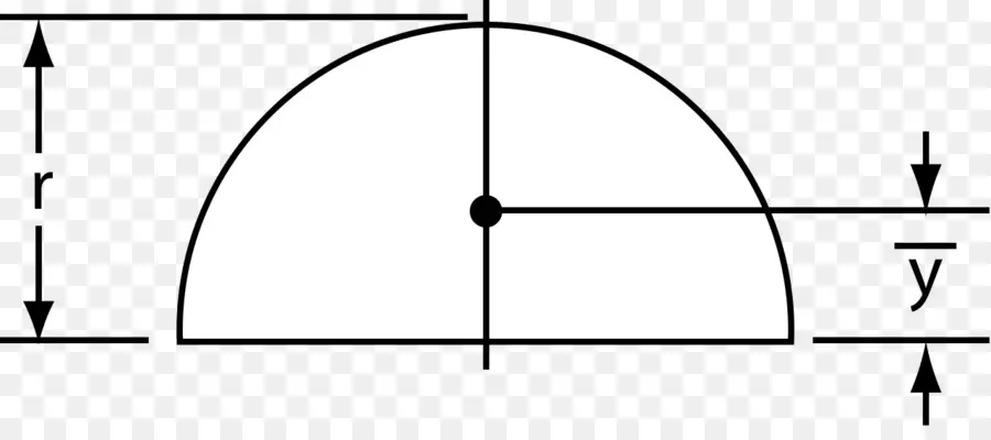 Diagrama De Semicírculo，Geometria PNG