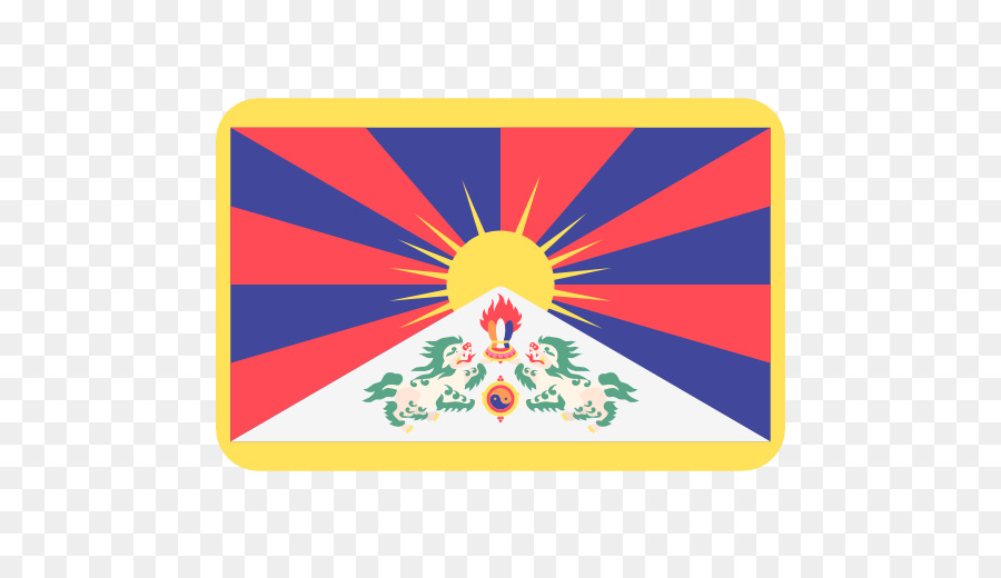 Bandeira Tibetana，Tibete PNG