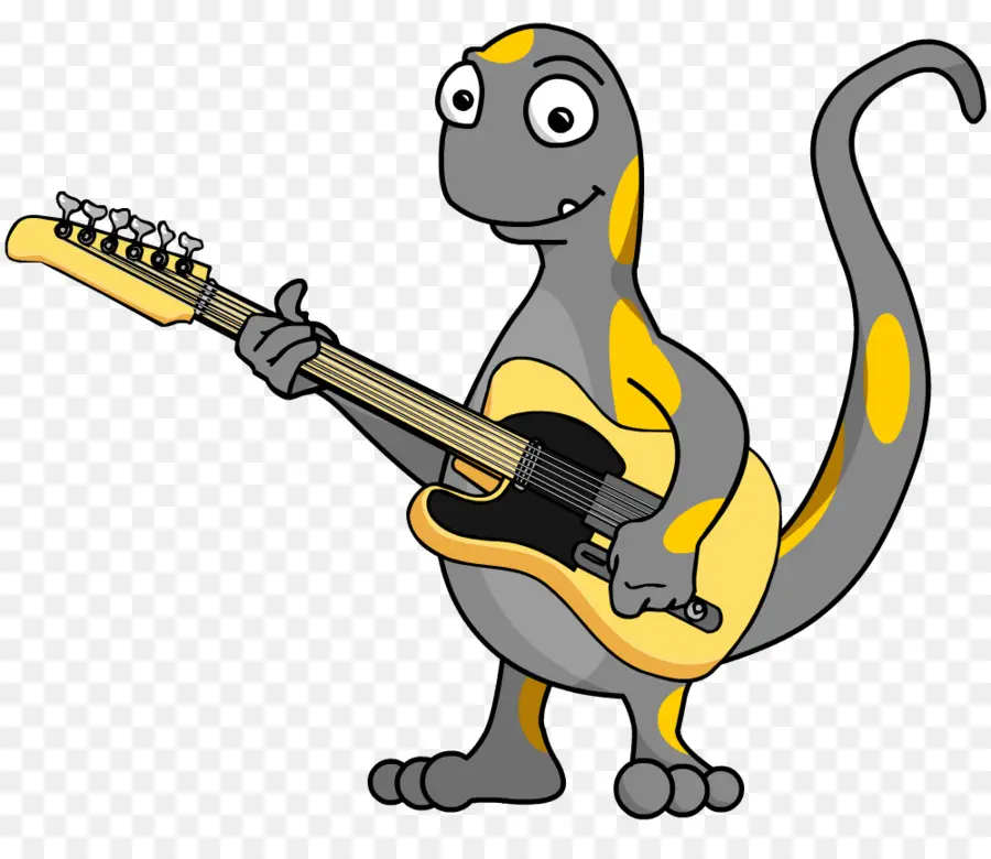 Dinossauro Com Guitarra，Música PNG