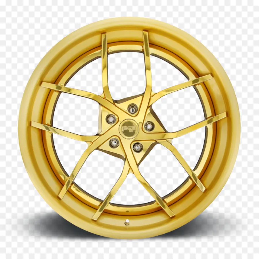 Roda De Carro Dourada，Aro PNG