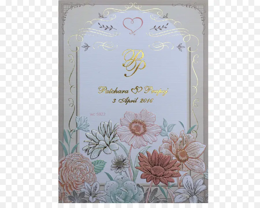 Convite De Casamento，Flores PNG