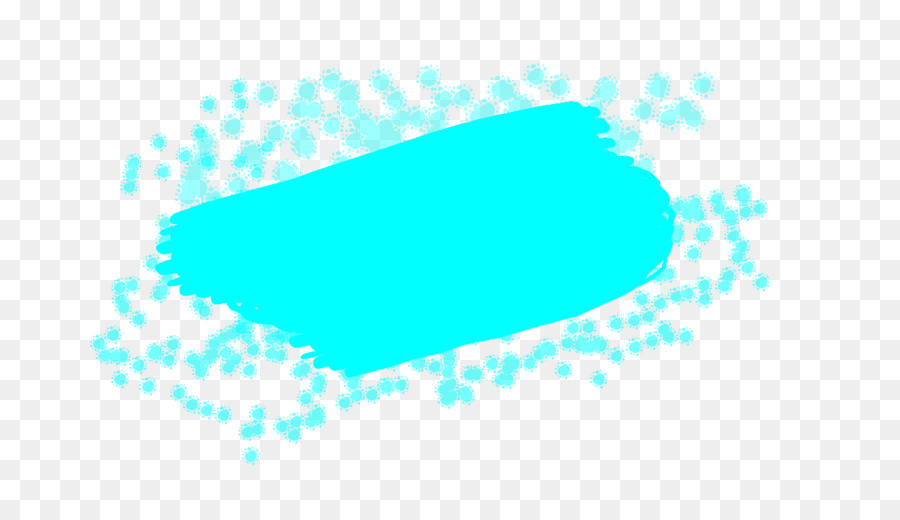 Pincelada Azul，Pintar PNG