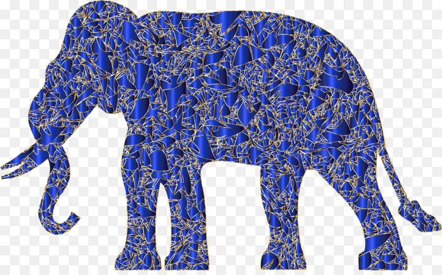 Elefante Azul，Mamífero PNG