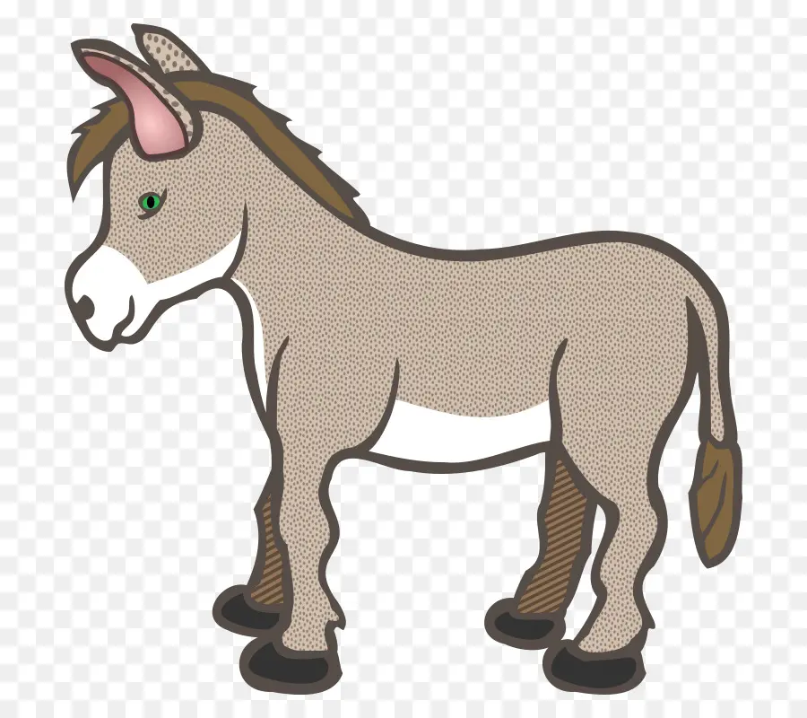 Burro，Desenho Animado PNG