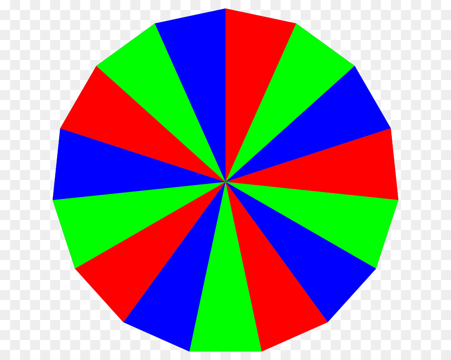 Pentadecagon，Verde PNG