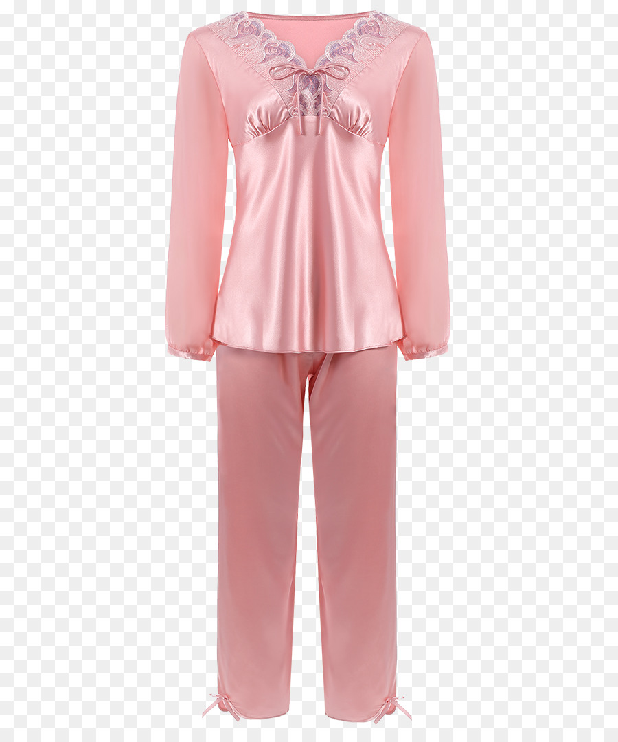 Pijama Rosa，Roupa De Dormir PNG