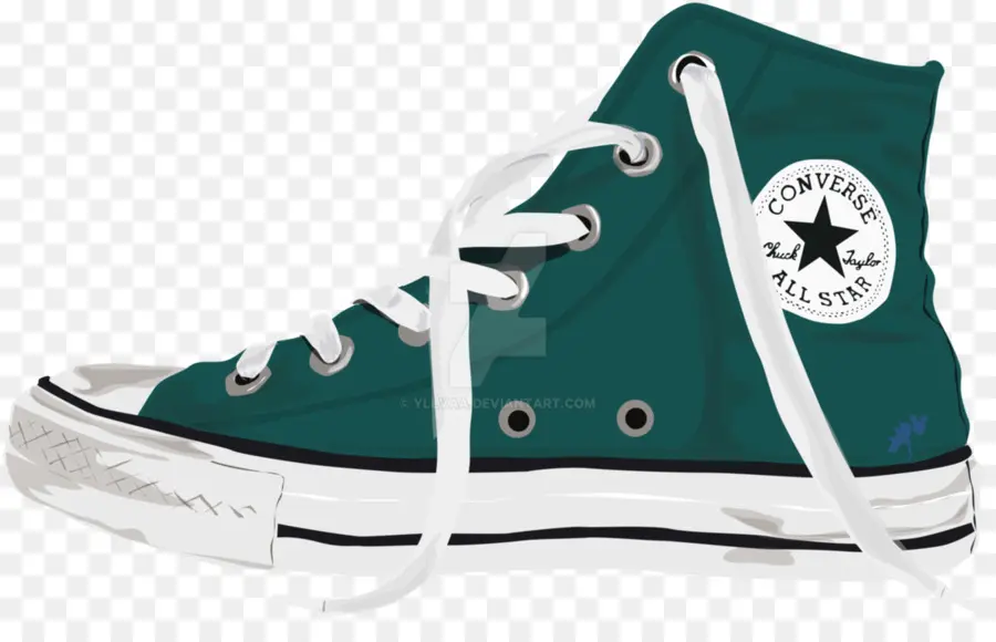 Sapato Converse Verde，Tênis PNG