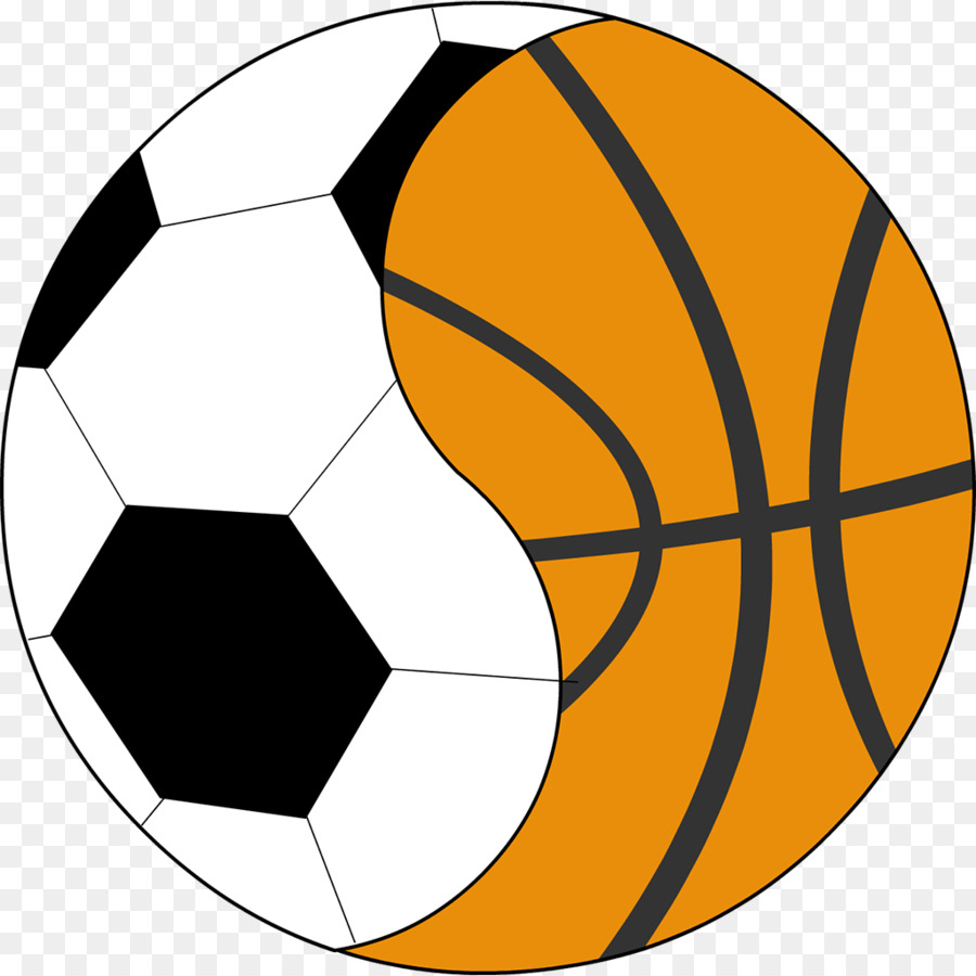 Bola De Basquete E Futebol，Jogos PNG