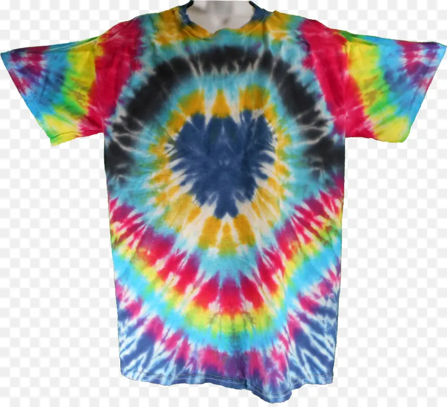 Camiseta Tie Dye，Colorido PNG