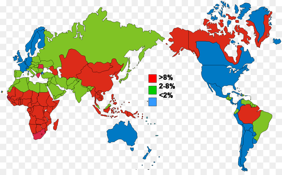 Mapa Mundial，Países PNG