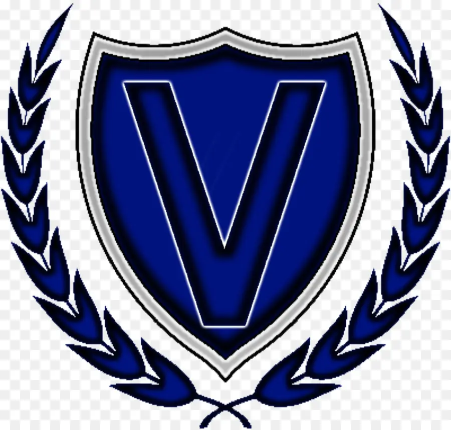 Escudo Com V，Azul PNG