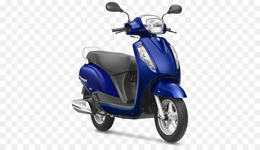 Patinete Azul，Moto PNG