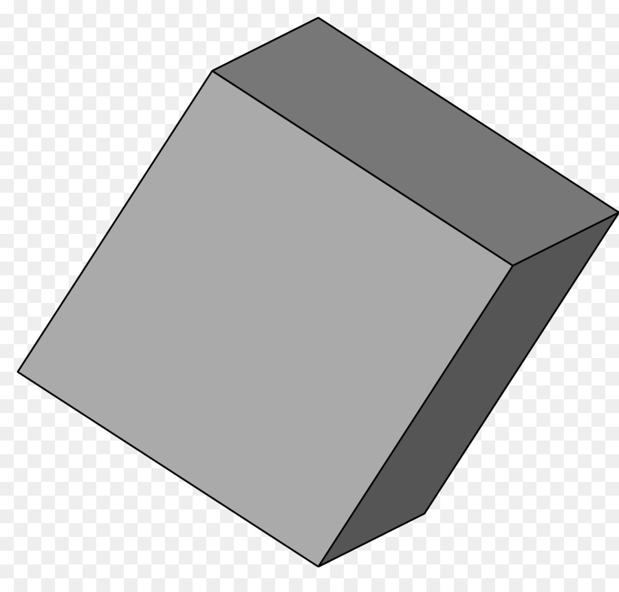 Cubo Cinzento，3d PNG