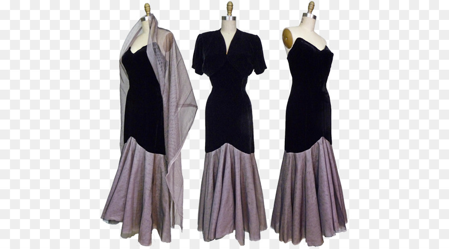 Vestidos Preto E Cinza，Moda PNG