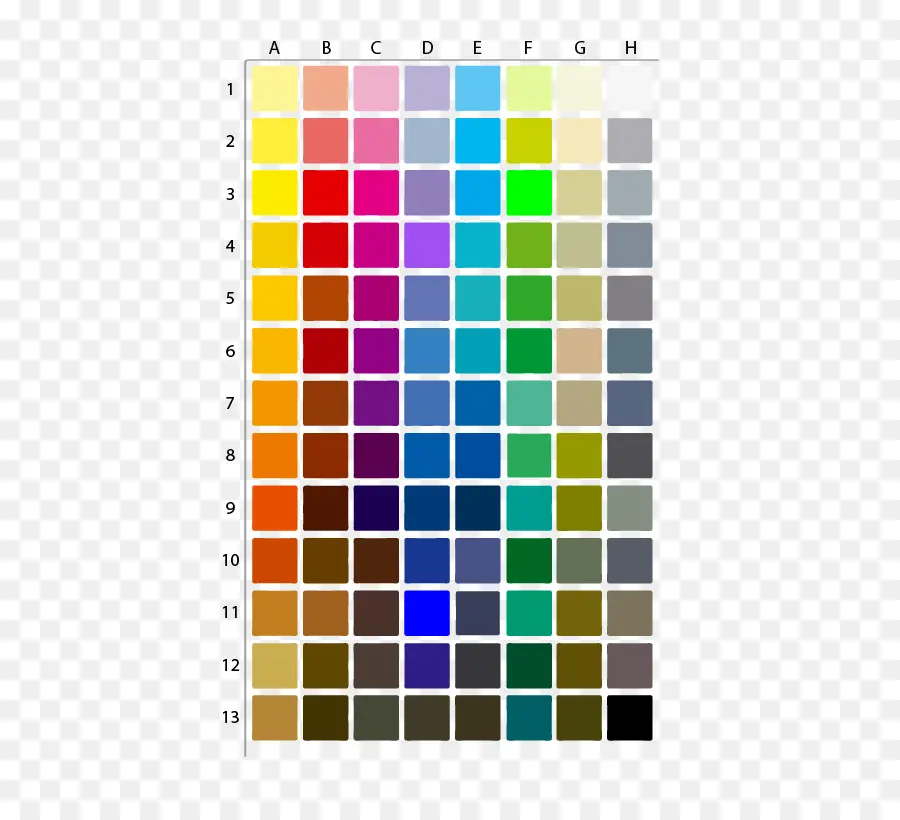 Amostras De Cores，Paleta PNG