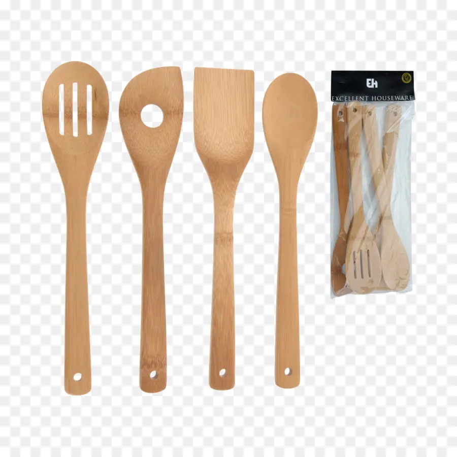 Utensílios De Madeira，Colher PNG