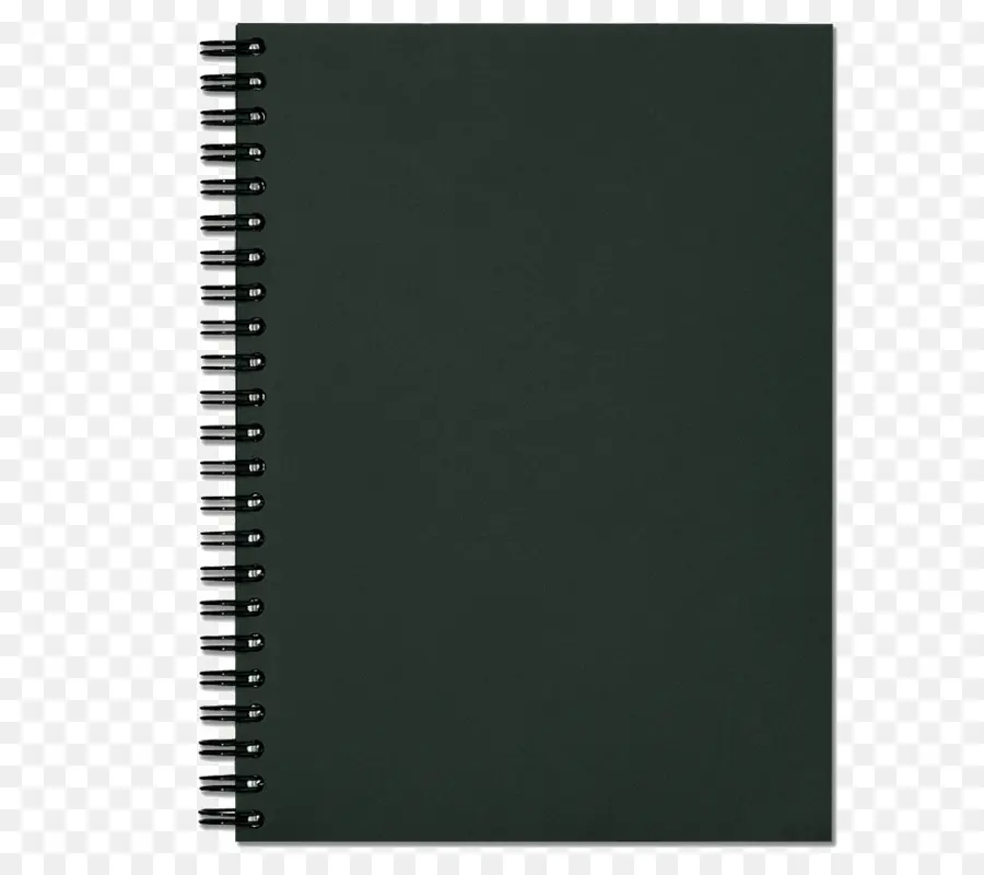 Caderno Preto，Espiral PNG