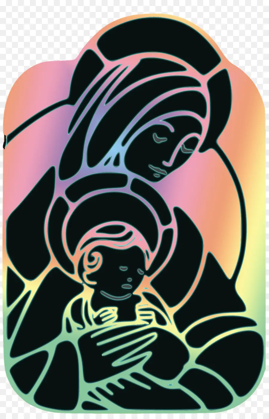 Madonna E Criança，Religioso PNG