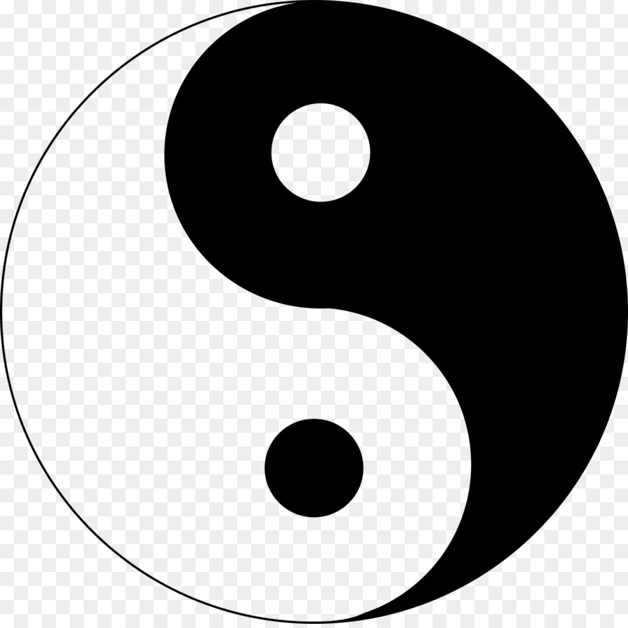 Yin E Yang，Símbolo PNG