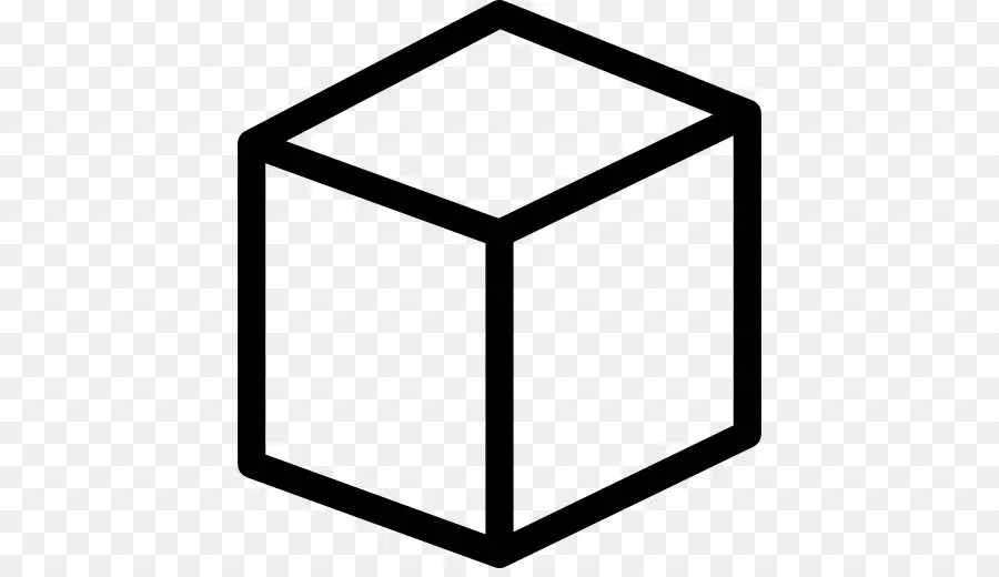 Cubo Preto，Geométrico PNG