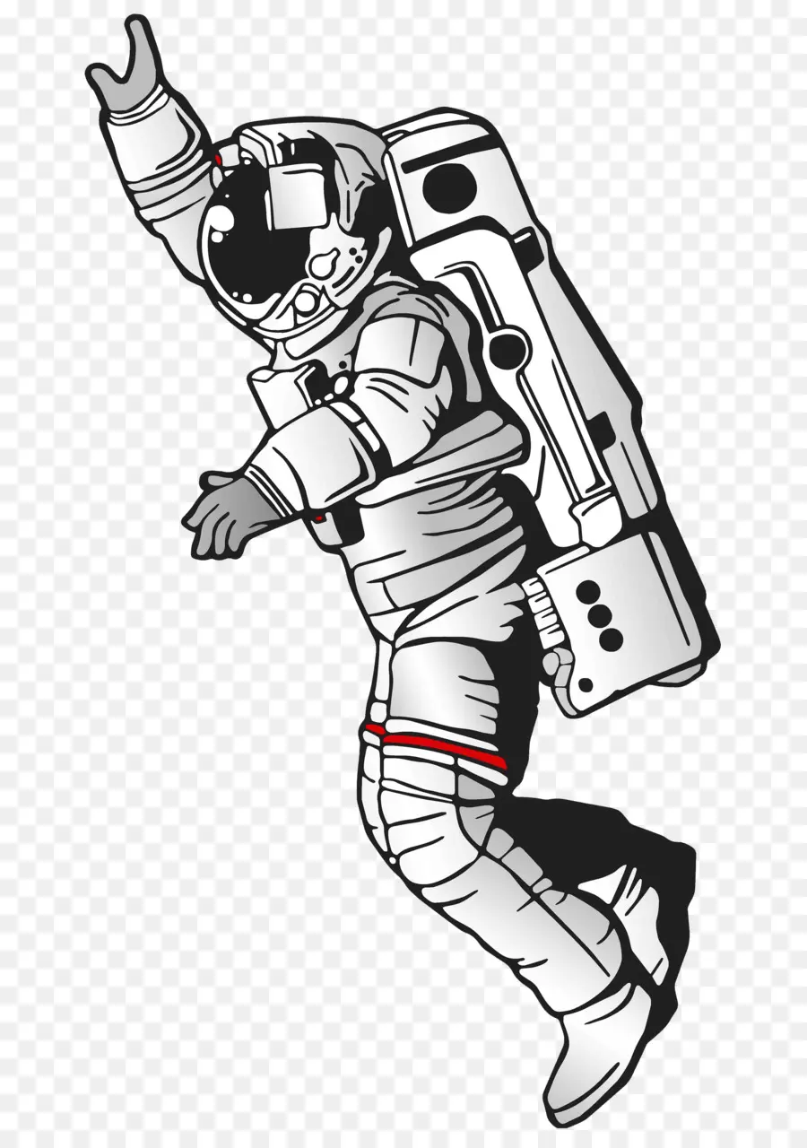 Astronauta，Desenho PNG