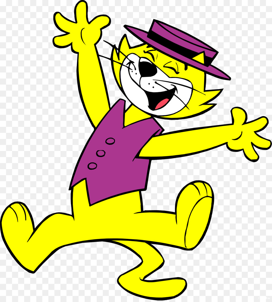 Gato De Desenho Animado，Amarelo PNG